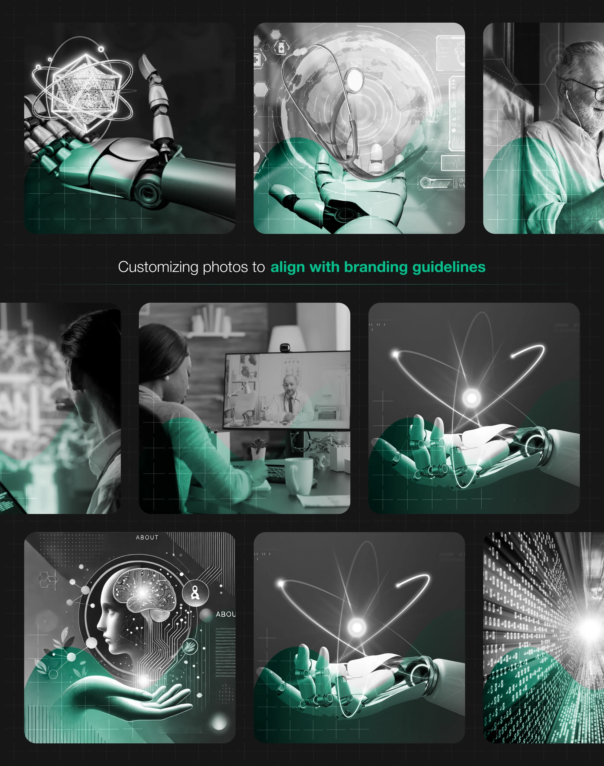 CareFlow AI healthcare and artificial intelligence visual direction
